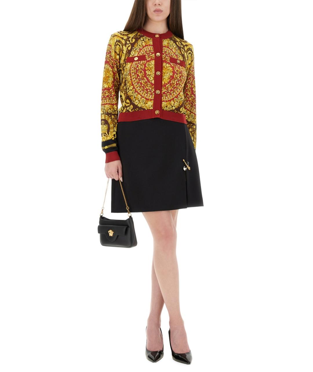 VERSACE Мульти шелковый кардиган, фото 3