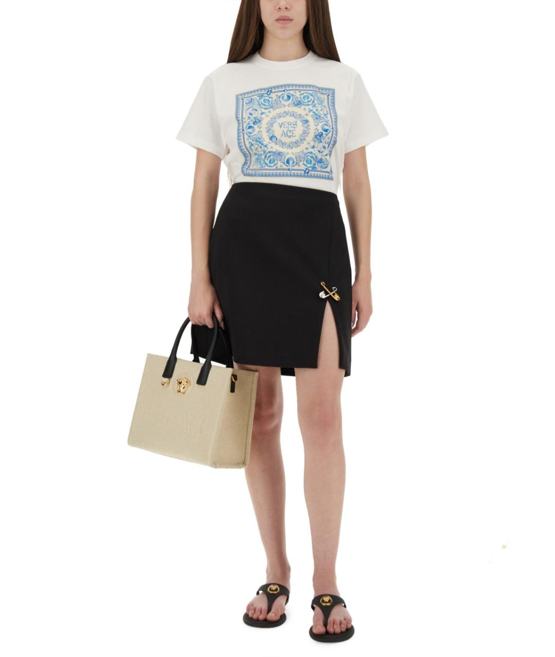 VERSACE Мульти хлопковая футболка, фото 2