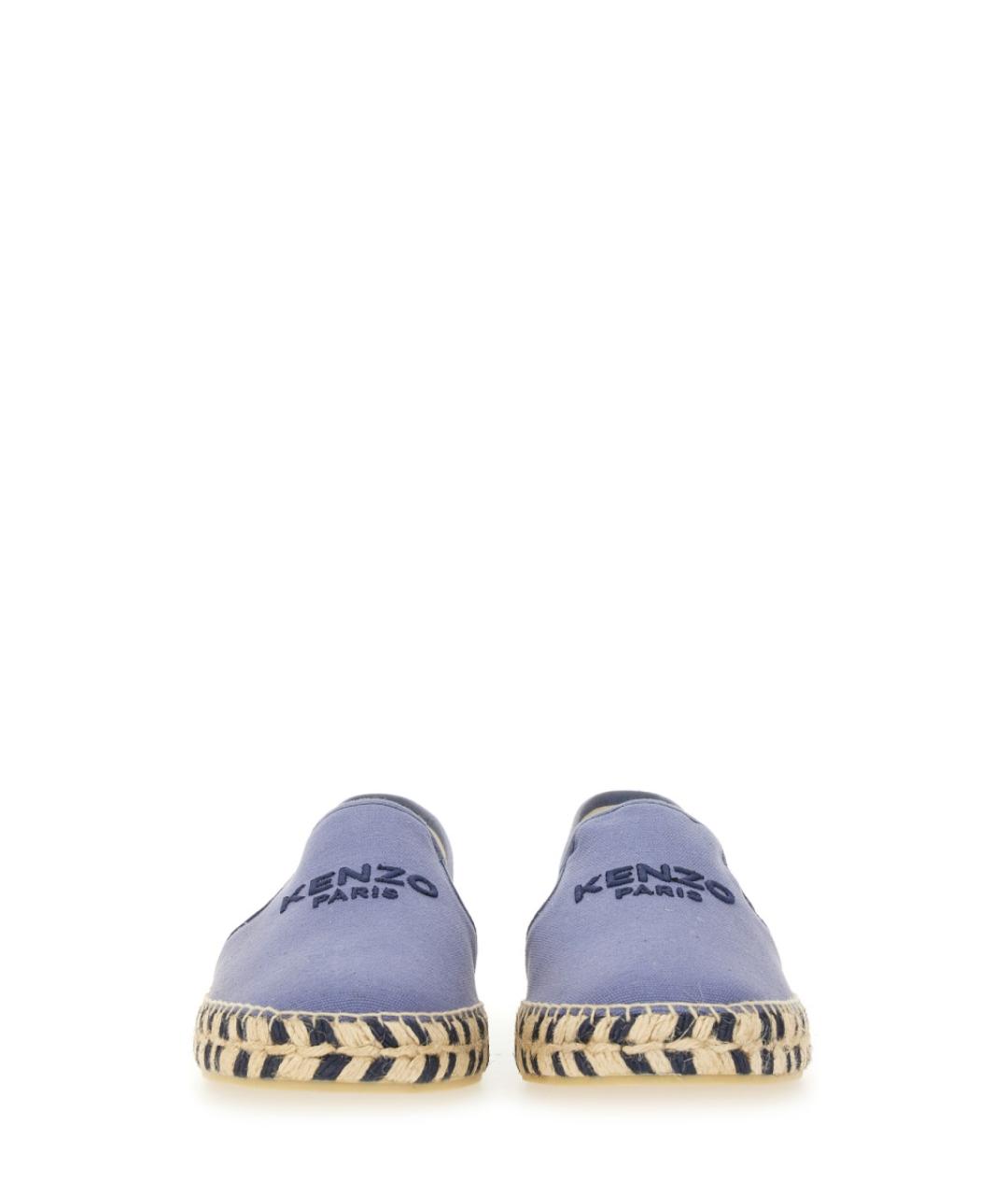 KENZO Фиолетовые текстильные эспадрильи, фото 4