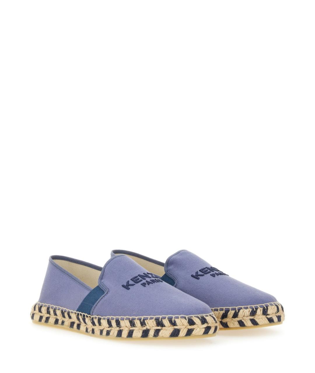 KENZO Фиолетовые текстильные эспадрильи, фото 2