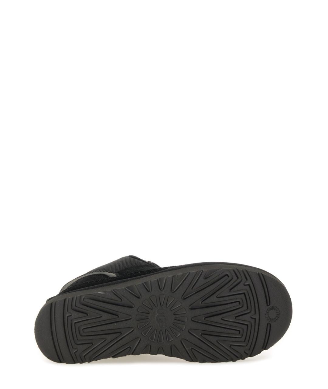 UGG AUSTRALIA Черные нубуковые высокие кроссовки / кеды, фото 6