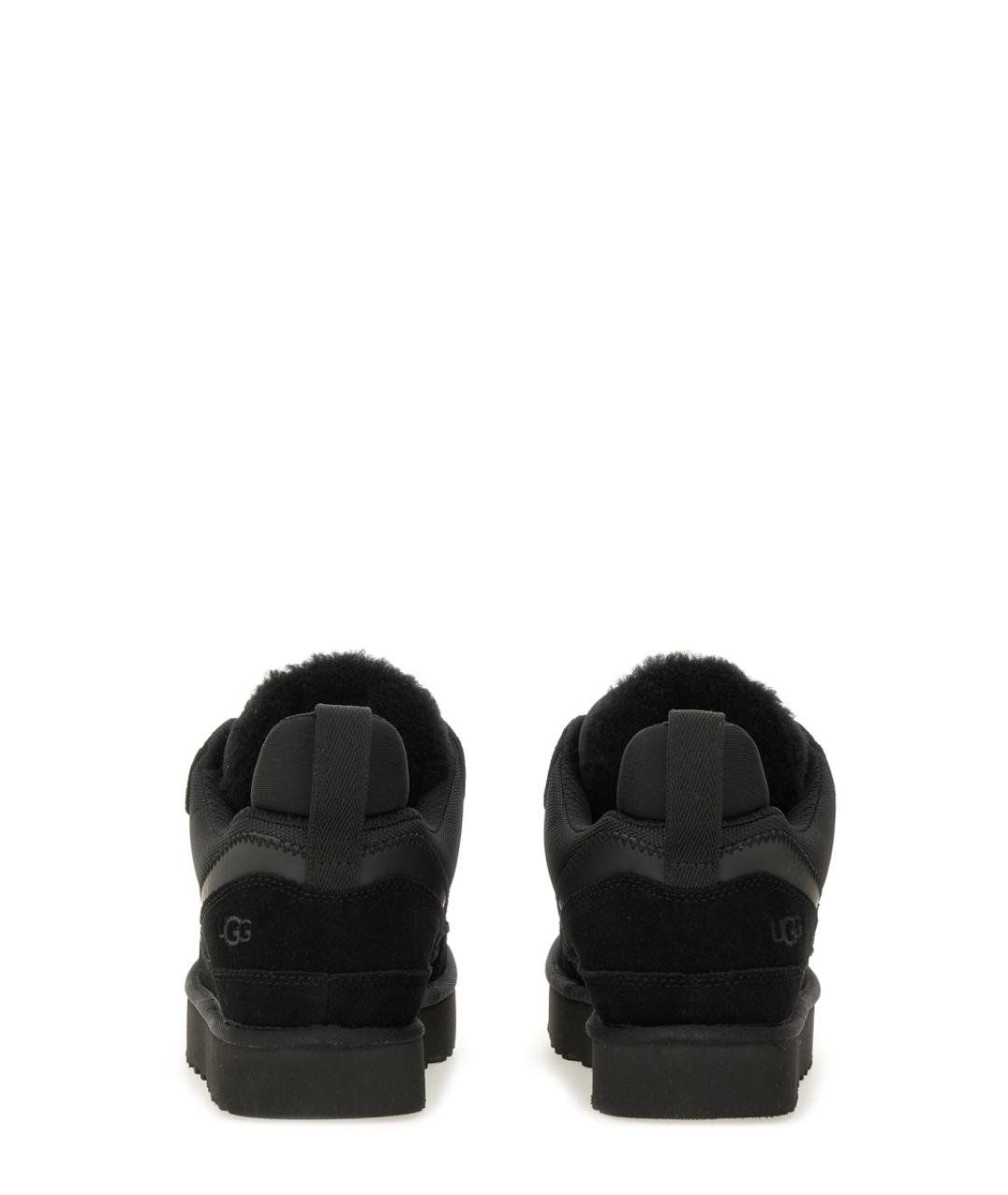 UGG AUSTRALIA Черные нубуковые высокие кроссовки / кеды, фото 4