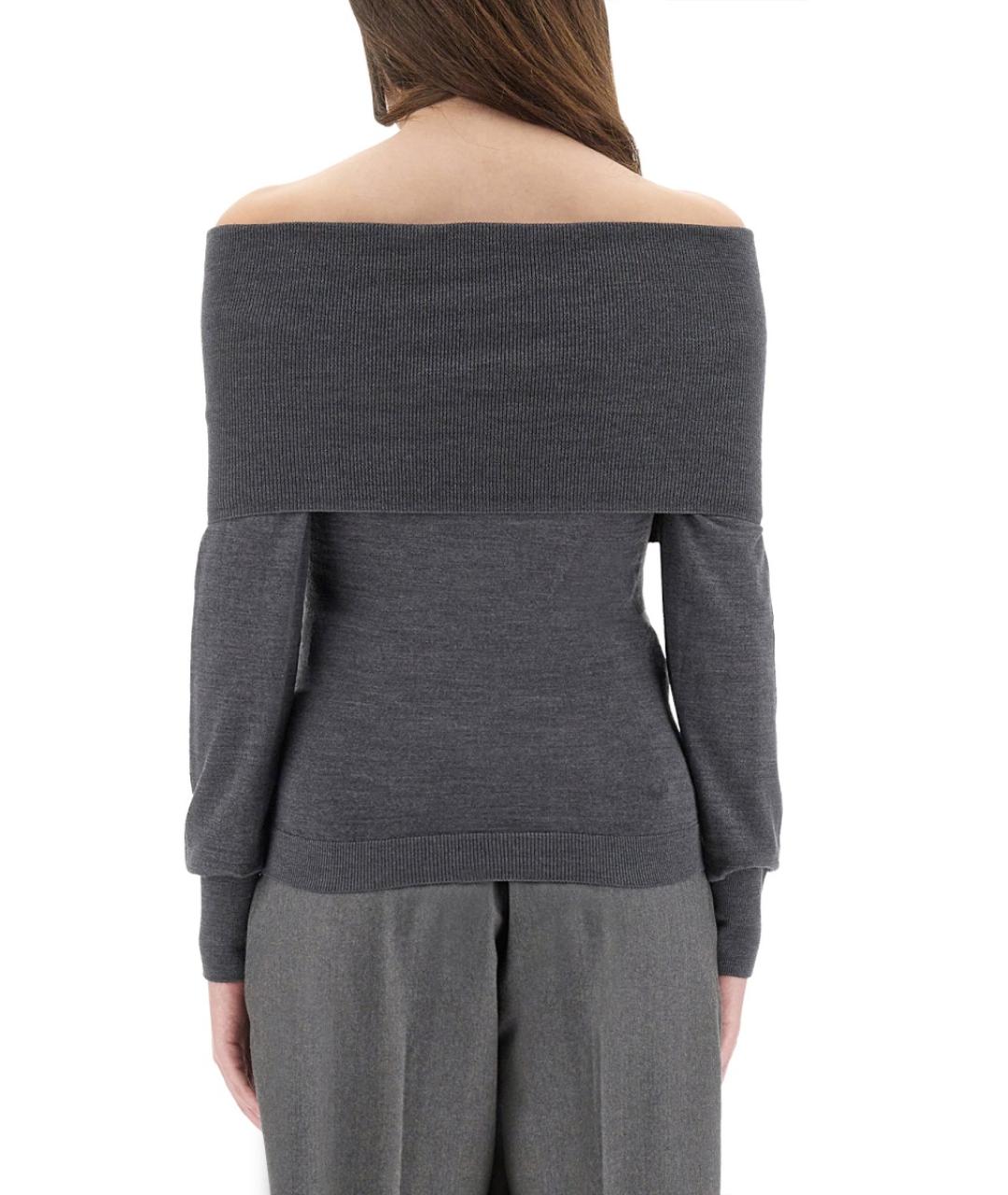 STELLA MCCARTNEY Серый шерстяной джемпер / свитер, фото 4