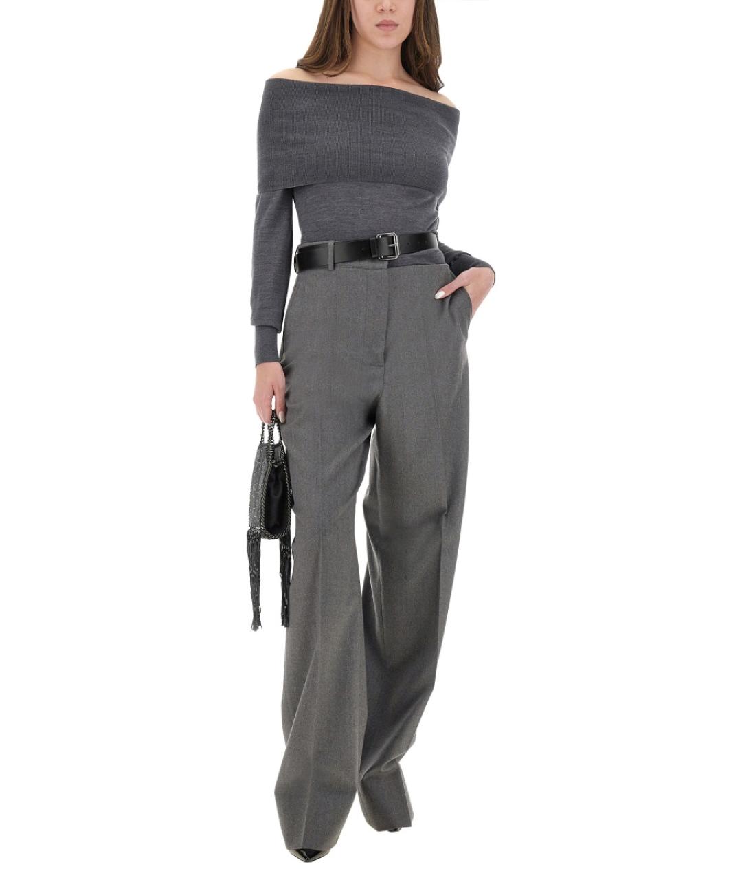 STELLA MCCARTNEY Серый шерстяной джемпер / свитер, фото 3