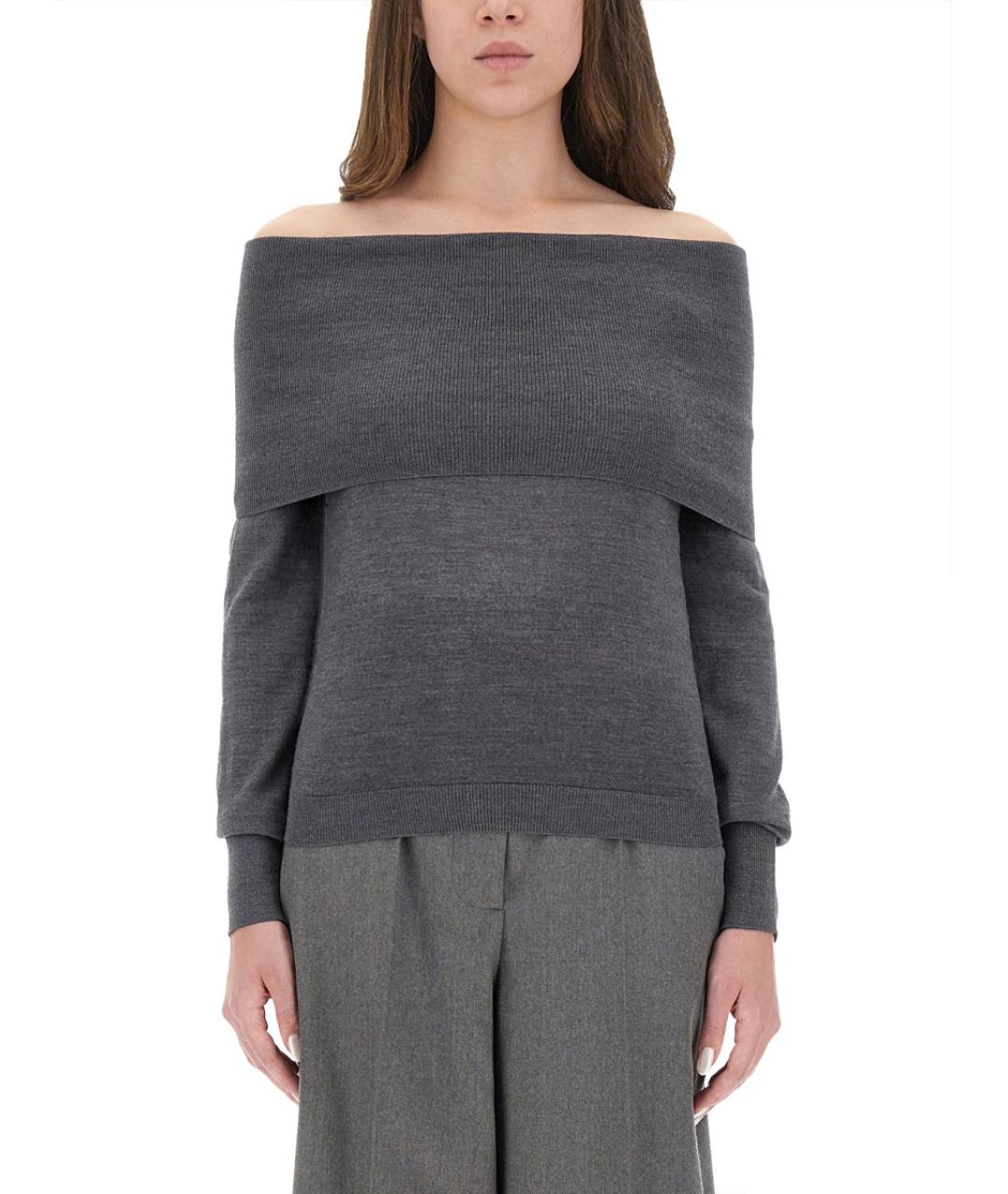 STELLA MCCARTNEY Серый шерстяной джемпер / свитер, фото 2