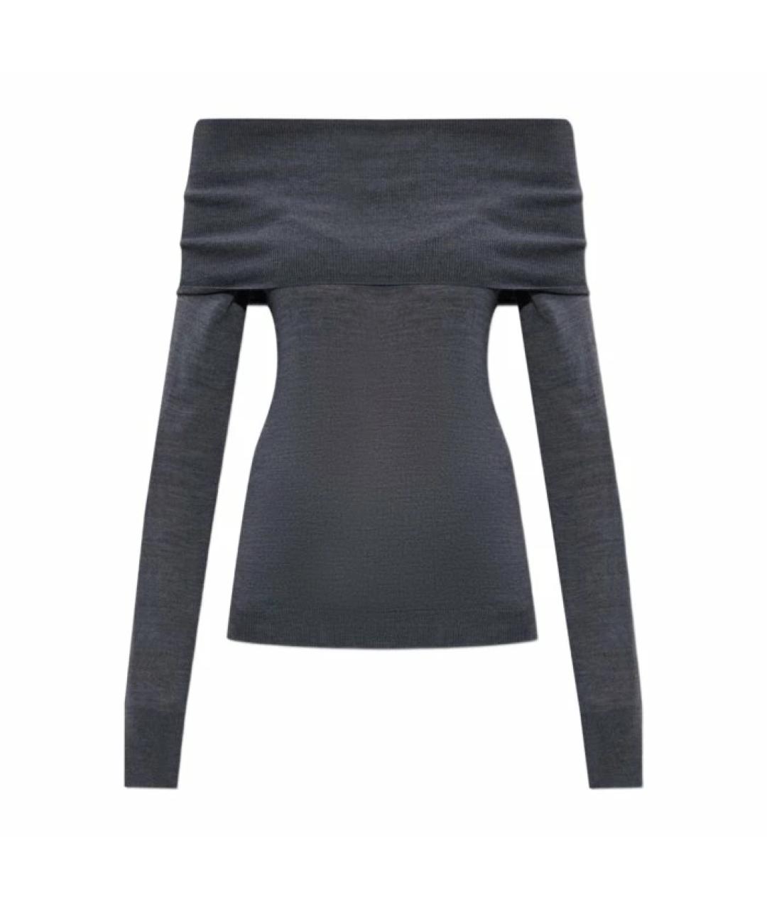 STELLA MCCARTNEY Серый шерстяной джемпер / свитер, фото 1