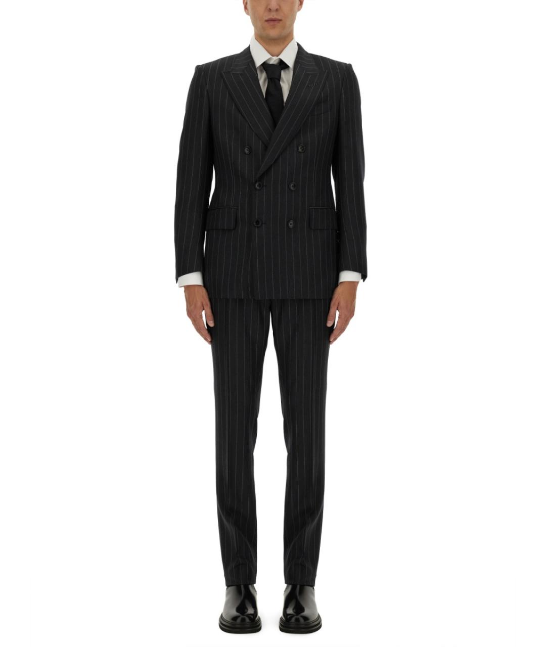 TOM FORD Серый классический костюм, фото 2