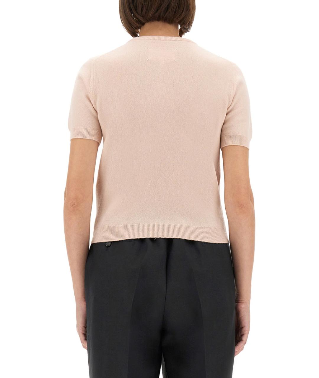 MAISON MARGIELA Розовый шерстяной джемпер / свитер, фото 4