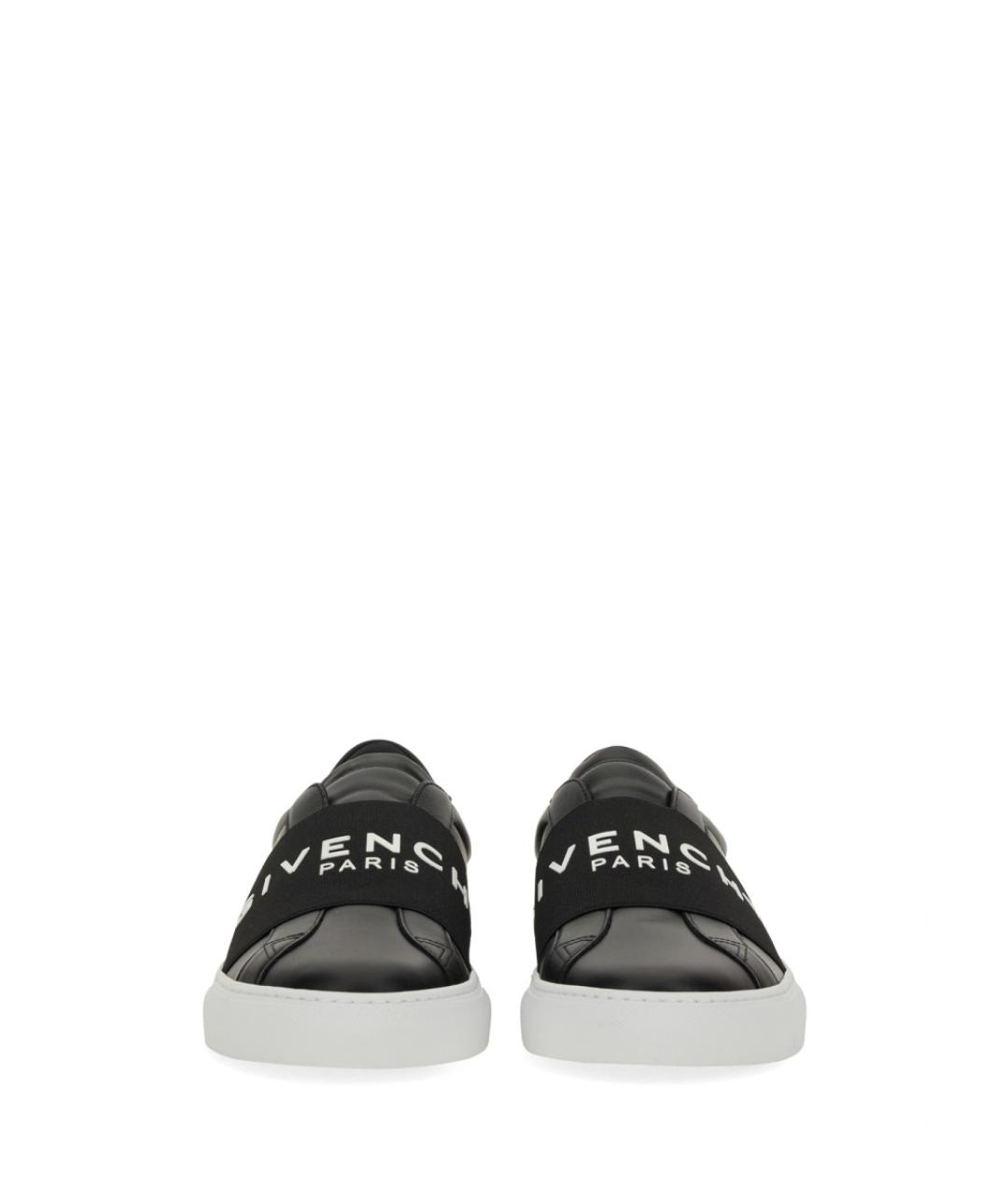 GIVENCHY Черные кожаные слипоны, фото 4