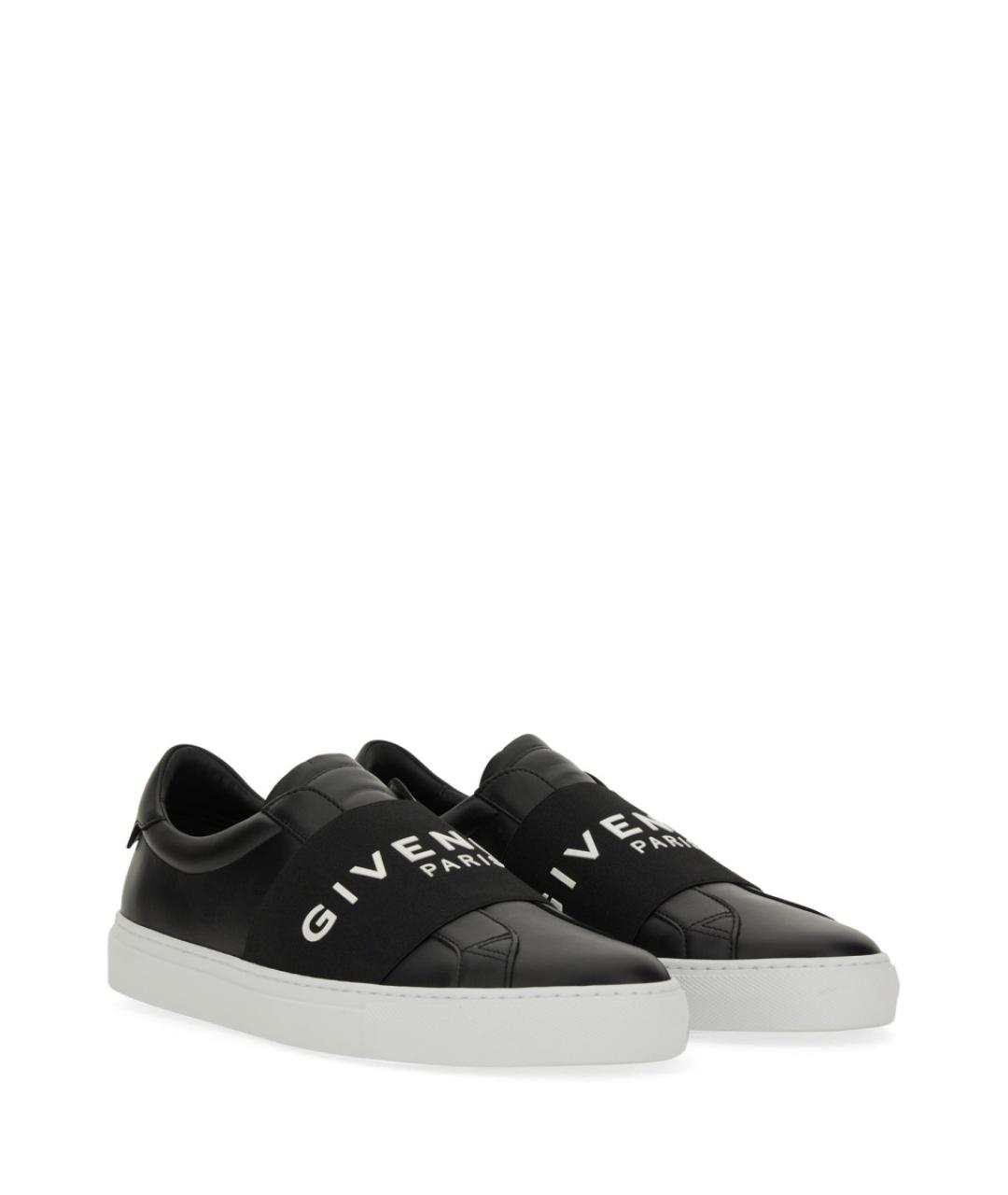 GIVENCHY Черные кожаные слипоны, фото 2