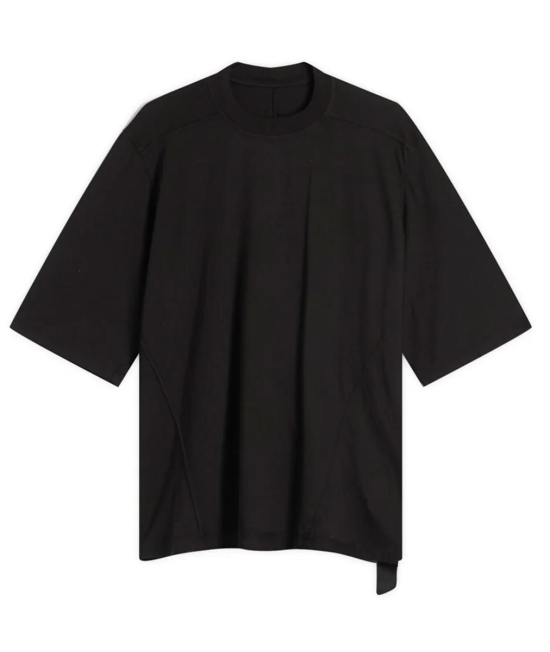 RICK OWENS DRKSHDW Черная хлопковая футболка, фото 1