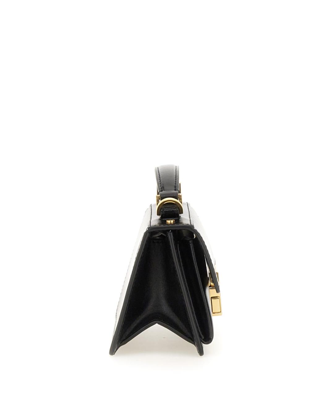 GOLDEN GOOSE DELUXE BRAND Черная кожаная сумка через плечо, фото 7