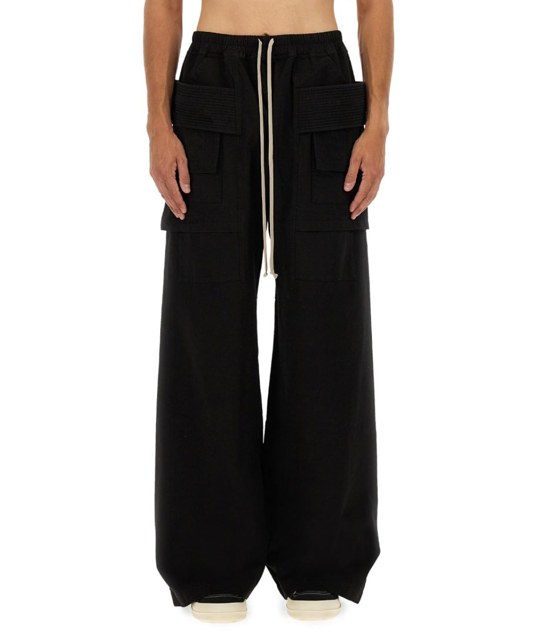 RICK OWENS DRKSHDW Черные повседневные брюки, фото 2