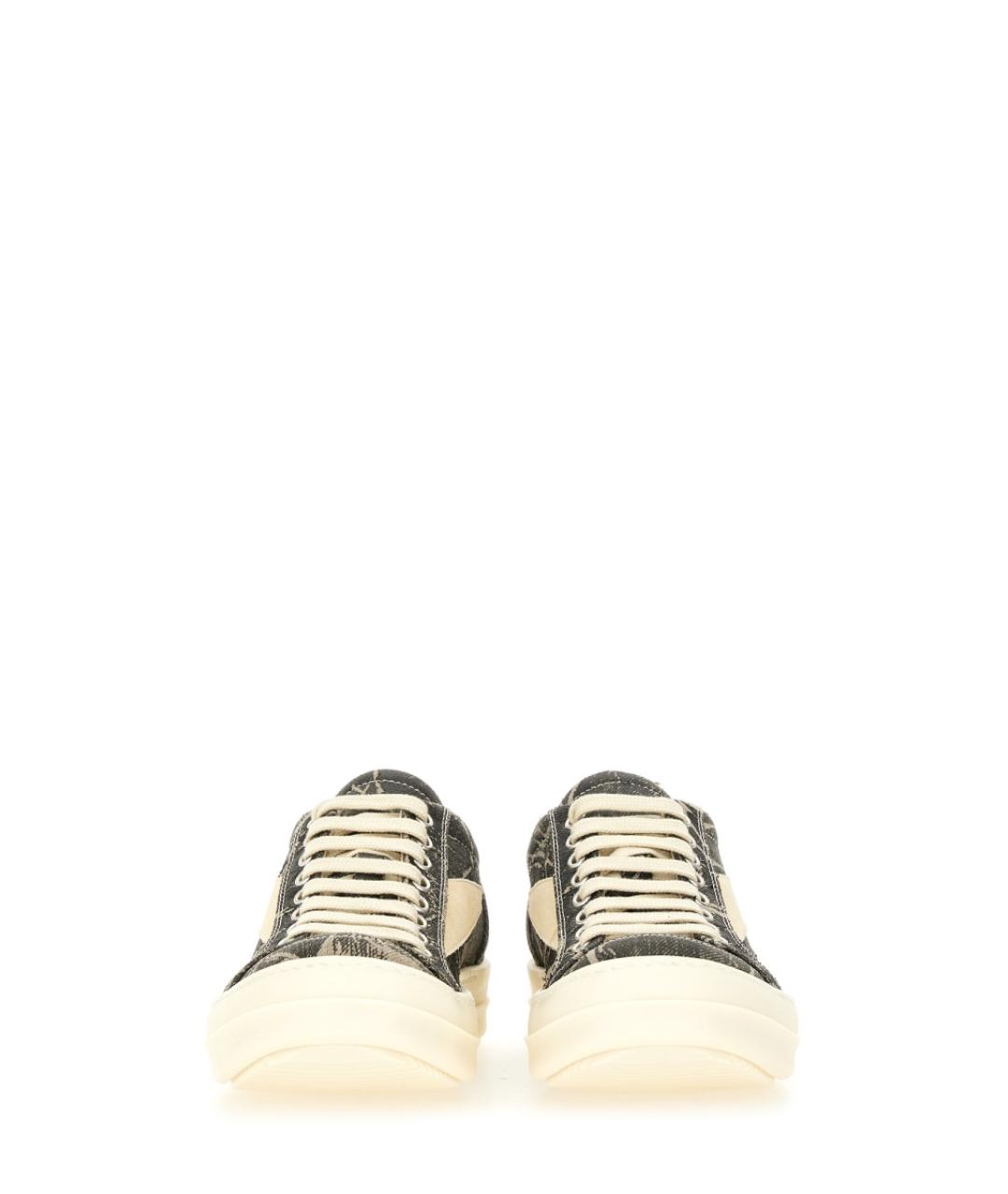 RICK OWENS DRKSHDW Черные текстильные кроссовки, фото 5