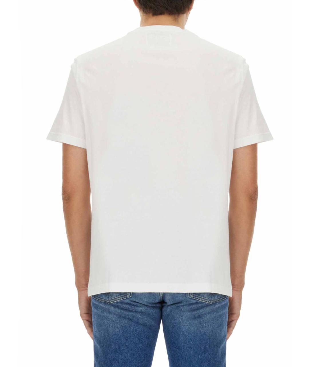 GOLDEN GOOSE DELUXE BRAND Белая хлопковая футболка, фото 5