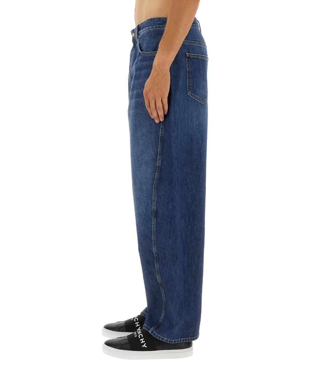 GIVENCHY Синие хлопковые прямые джинсы, фото 4