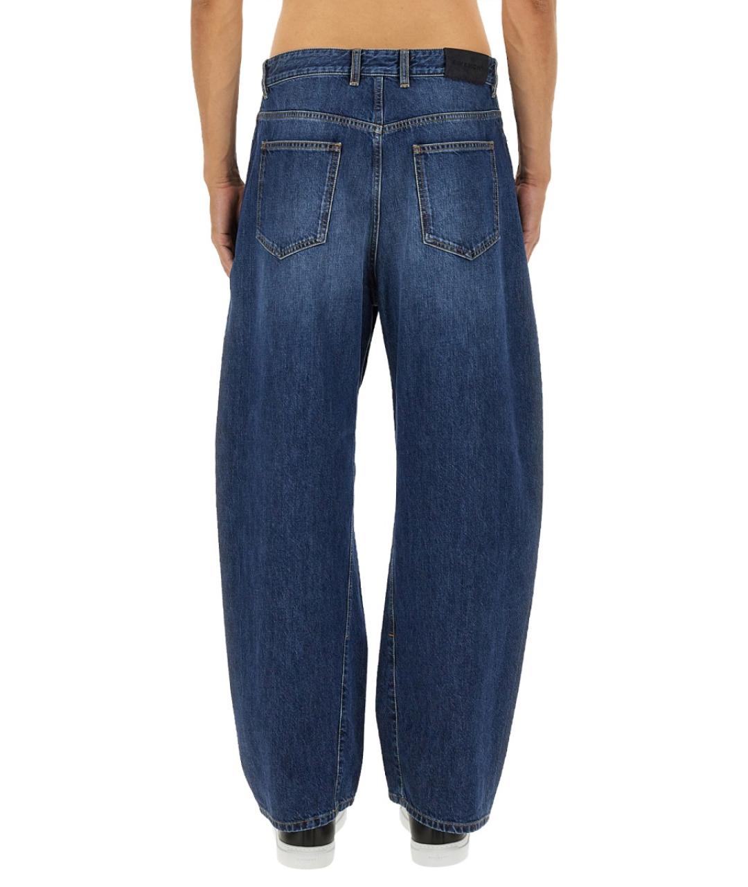 GIVENCHY Синие хлопковые прямые джинсы, фото 3