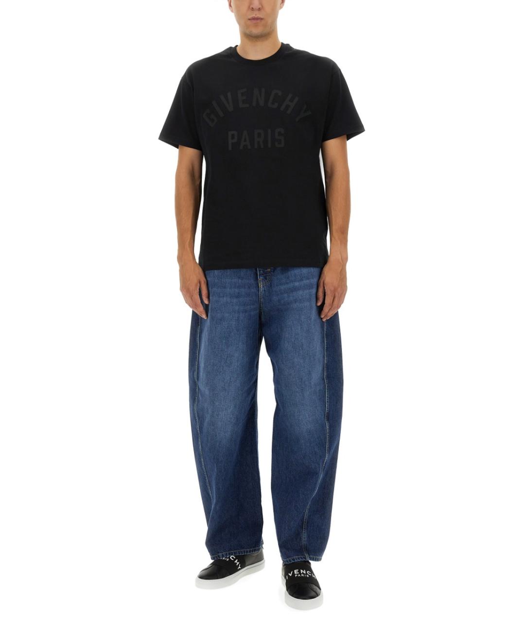 GIVENCHY Синие хлопковые прямые джинсы, фото 2
