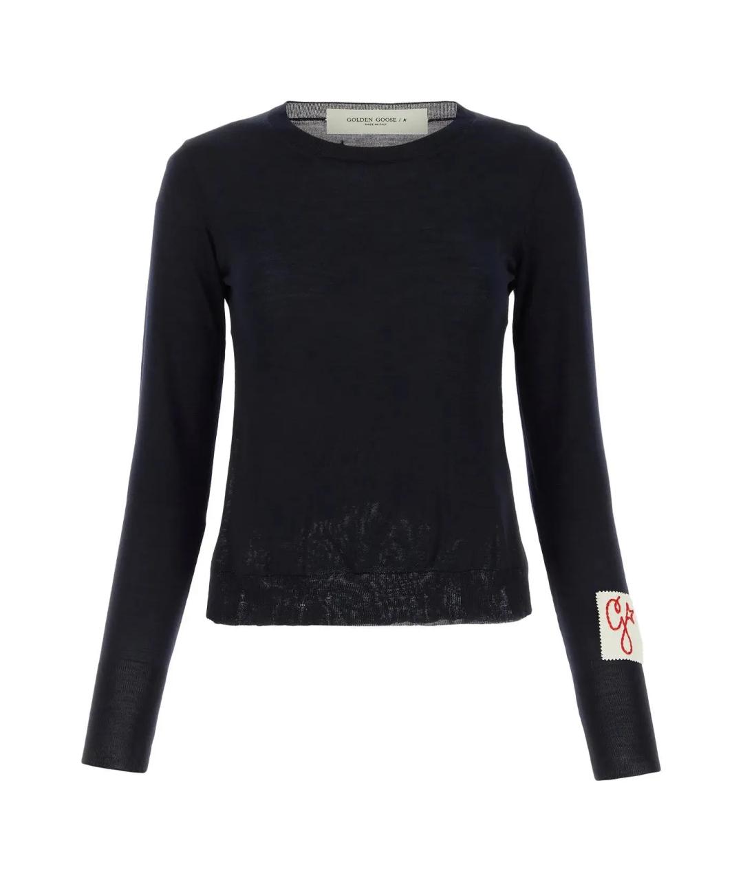 GOLDEN GOOSE DELUXE BRAND Синий шерстяной джемпер / свитер, фото 1