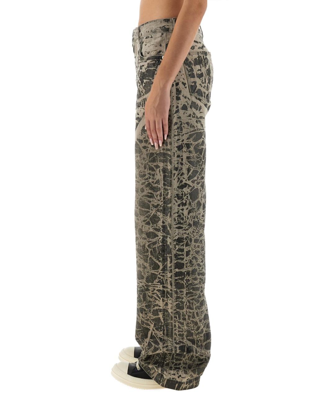 RICK OWENS DRKSHDW Мульти хлопковые прямые джинсы, фото 4