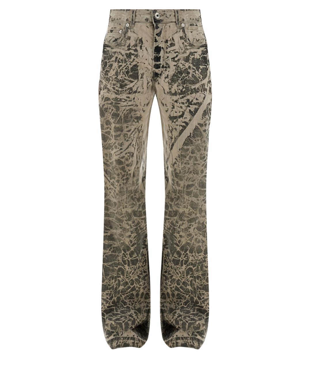 RICK OWENS DRKSHDW Мульти хлопковые прямые джинсы, фото 1