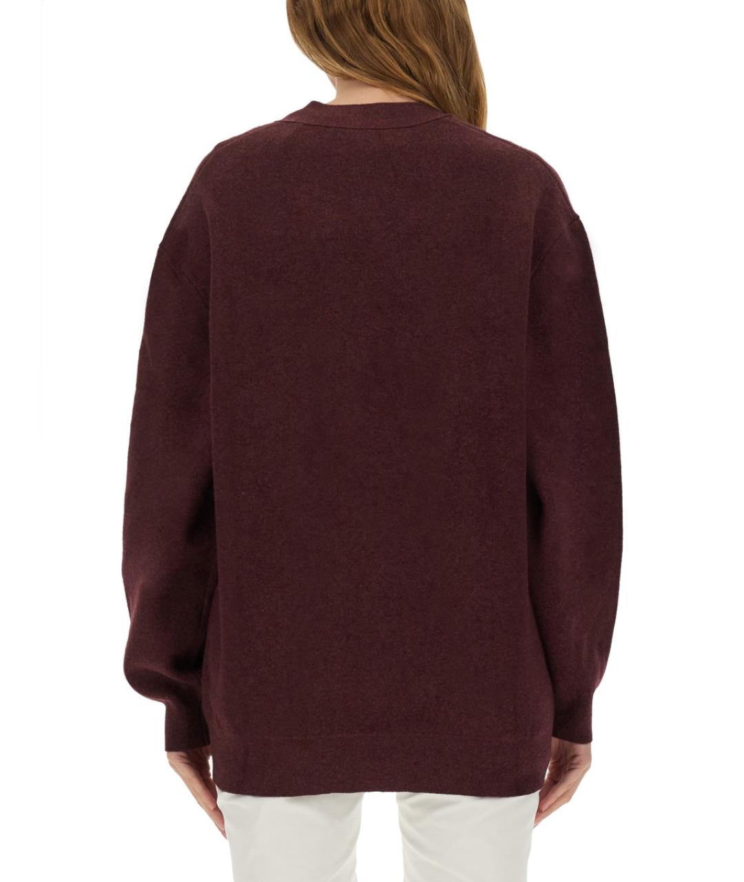 ISABEL MARANT ETOILE Бордовый хлопковый джемпер / свитер, фото 4