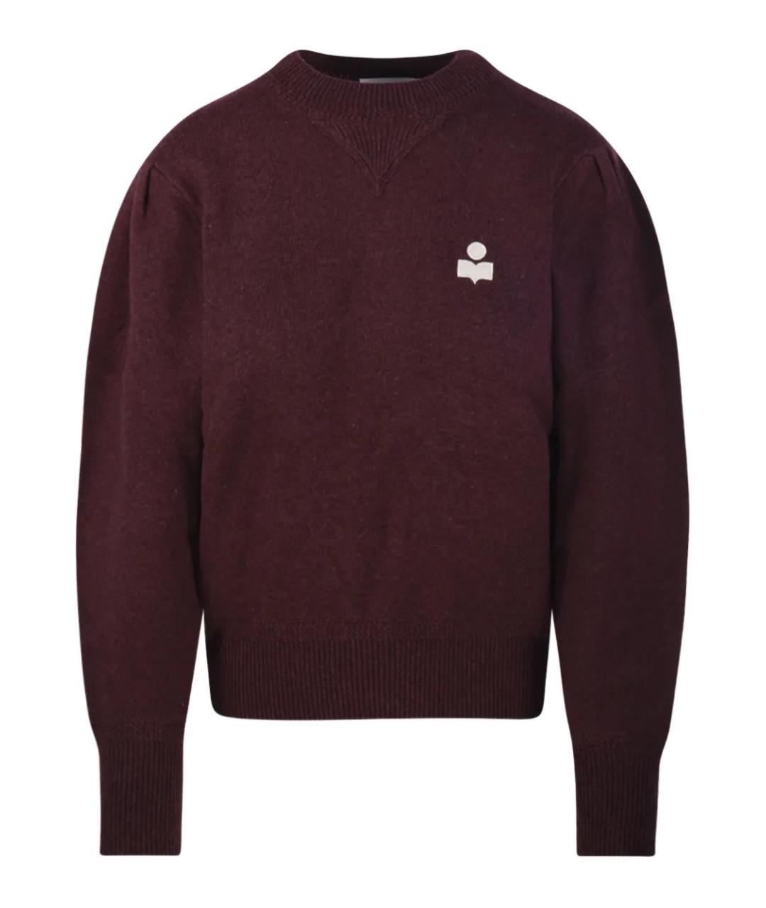 ISABEL MARANT ETOILE Бордовый хлопковый джемпер / свитер, фото 1