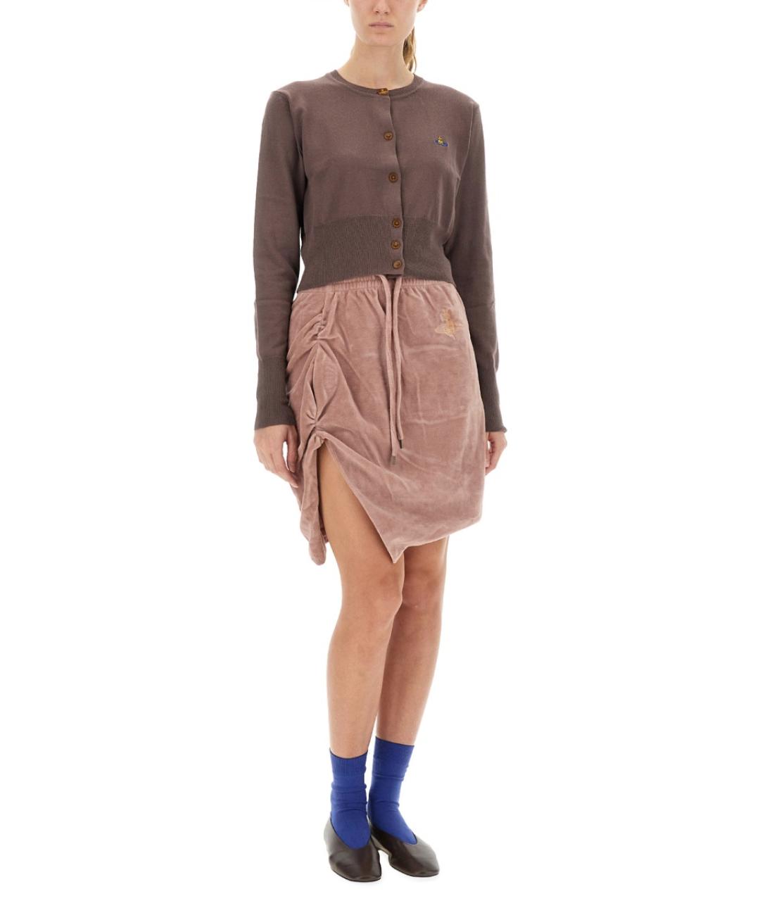 VIVIENNE WESTWOOD Коричневый хлопковый джемпер / свитер, фото 3