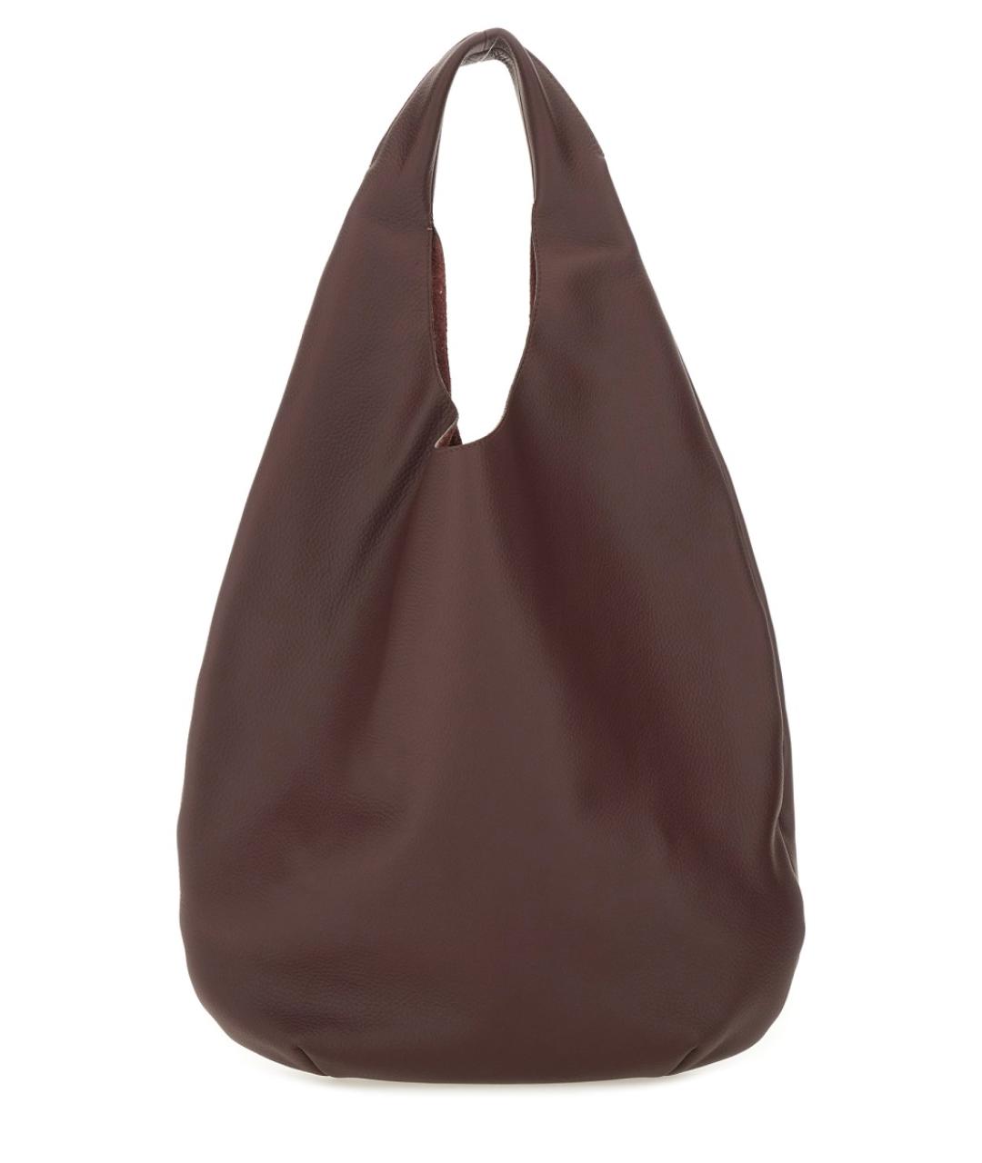 A.P.C. Бордовая кожаная сумка тоут, фото 3
