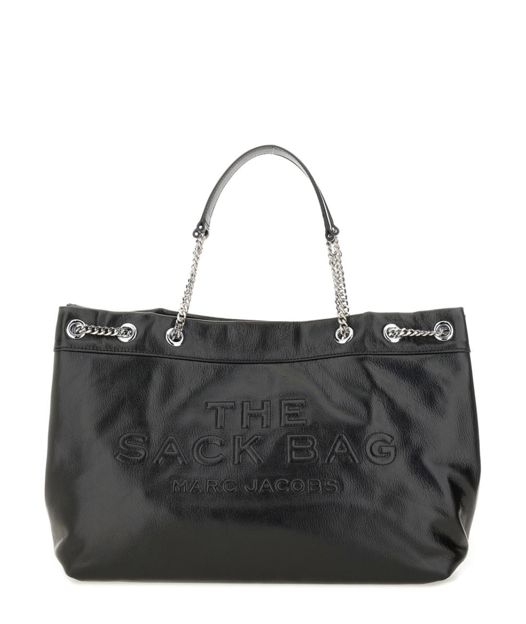 MARC JACOBS Черная кожаная сумка тоут, фото 1