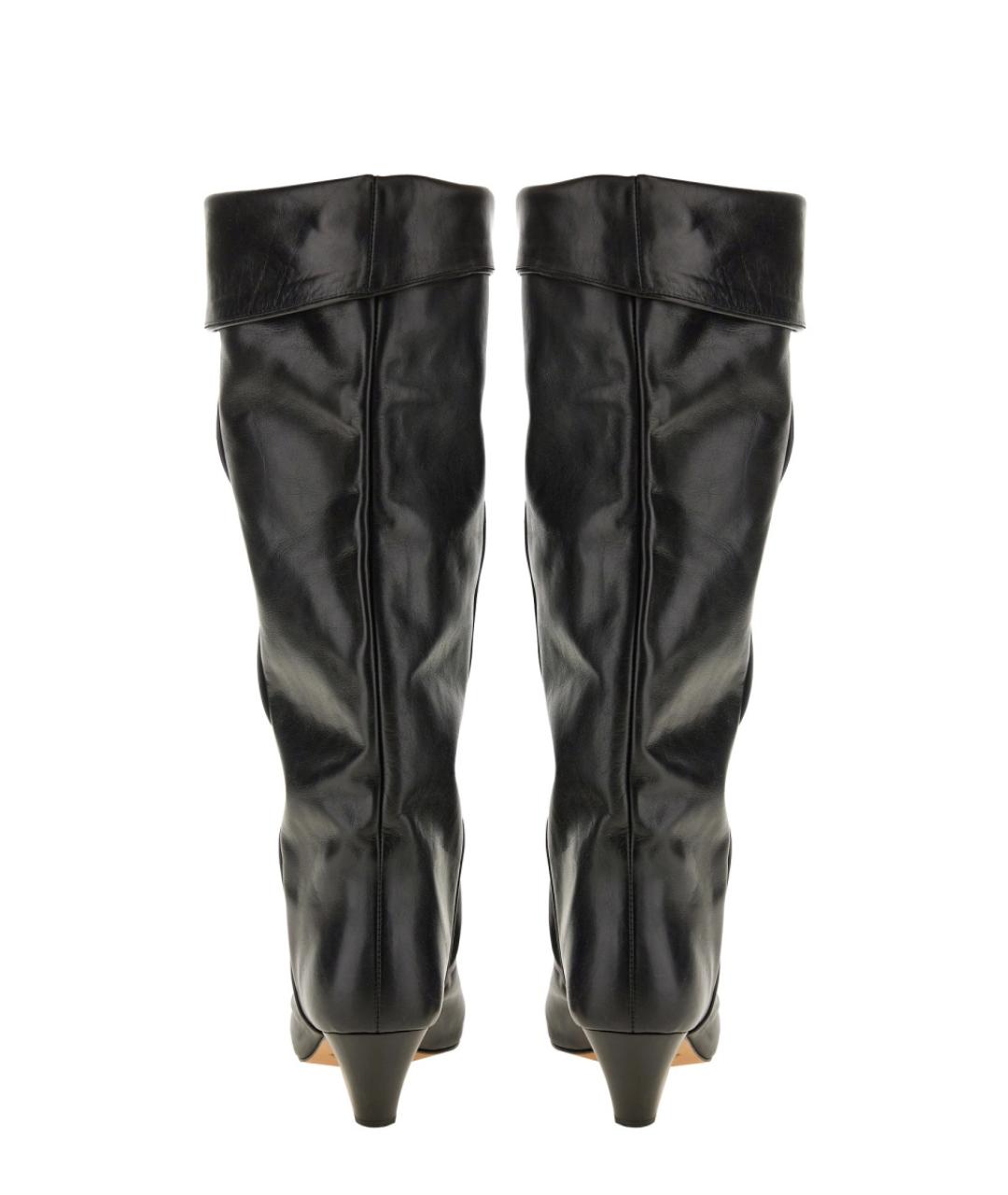 ISABEL MARANT Черные кожаные полусапоги, фото 3