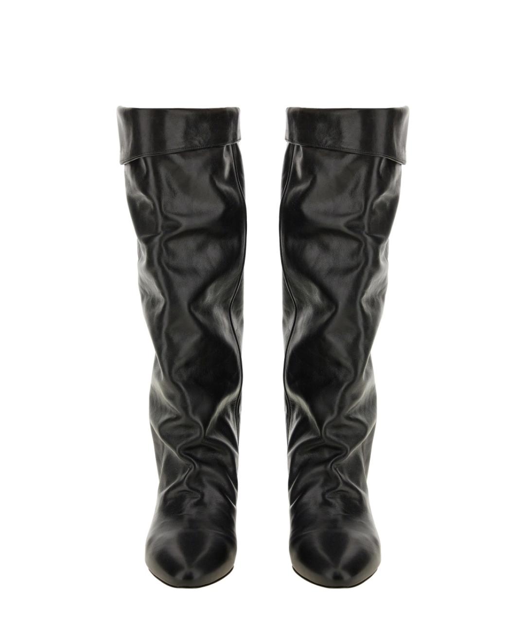 ISABEL MARANT Черные кожаные полусапоги, фото 4