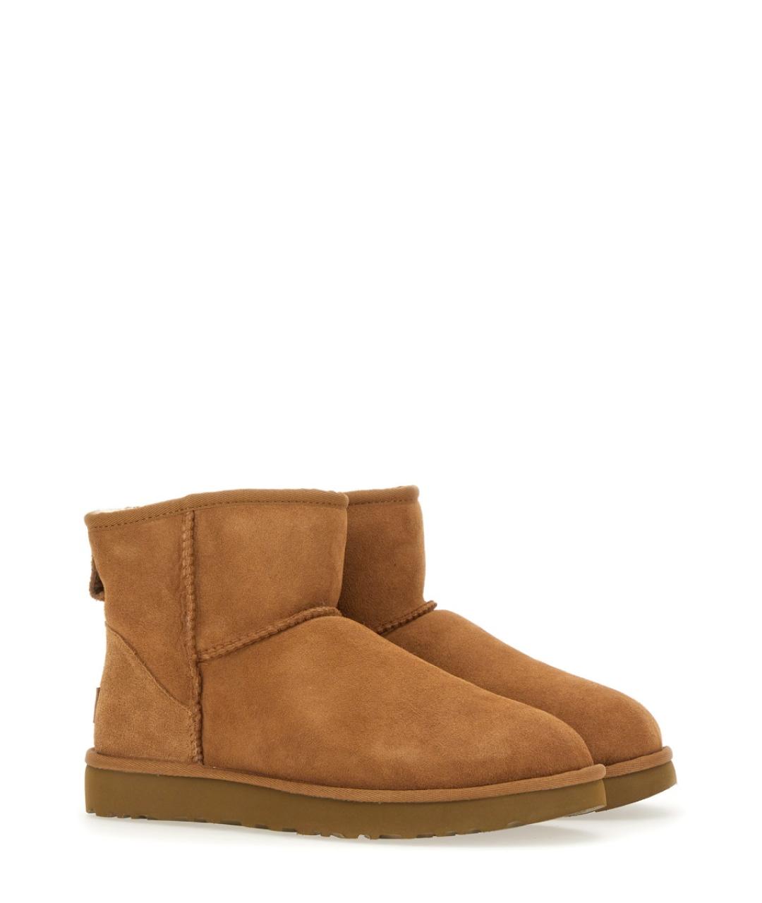 UGG AUSTRALIA Коричневые нубуковые ботинки, фото 2