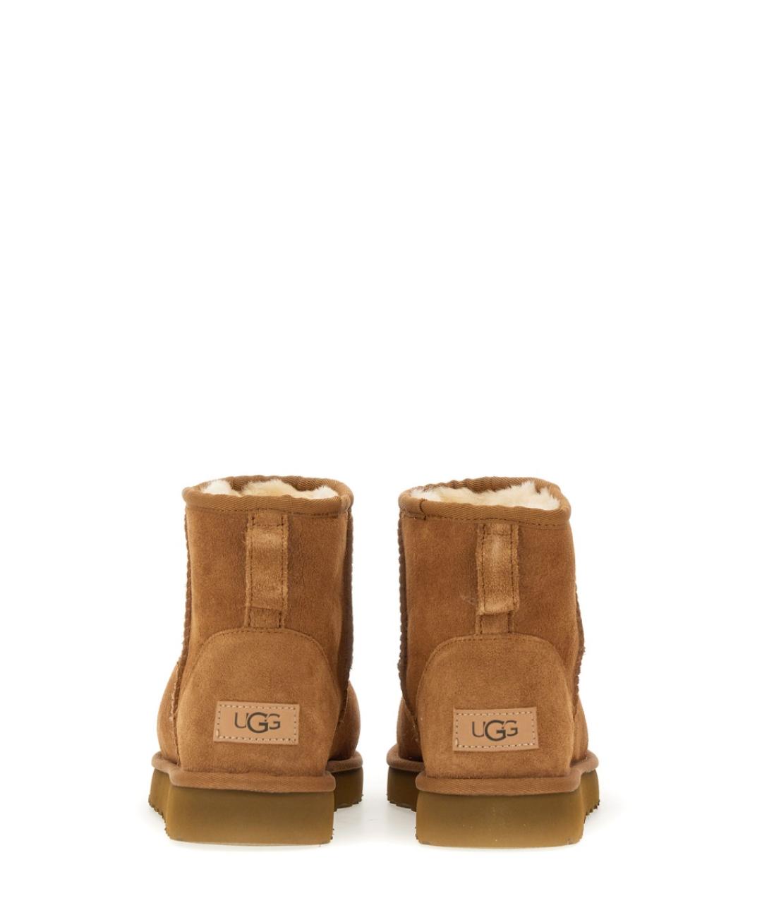 UGG AUSTRALIA Коричневые нубуковые ботинки, фото 5