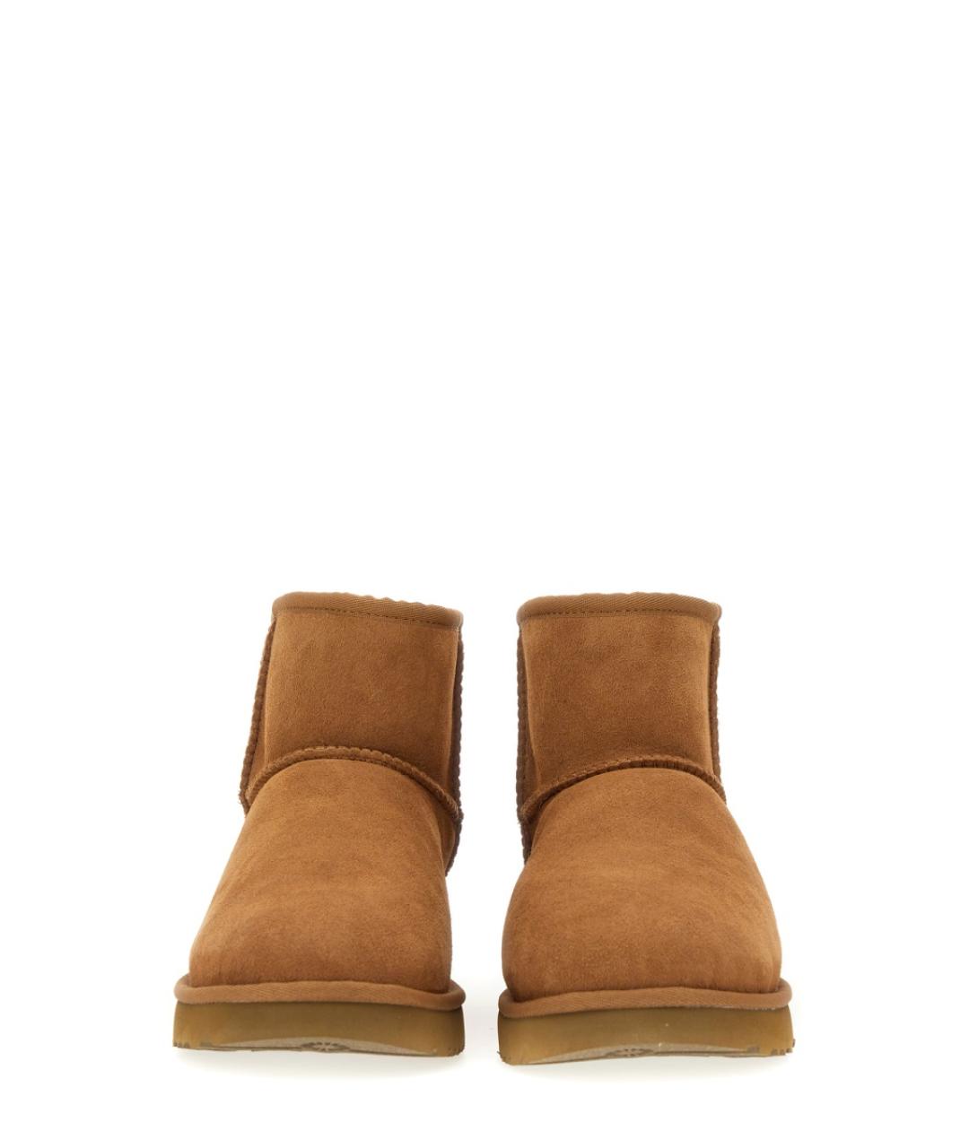 UGG AUSTRALIA Коричневые нубуковые ботинки, фото 3