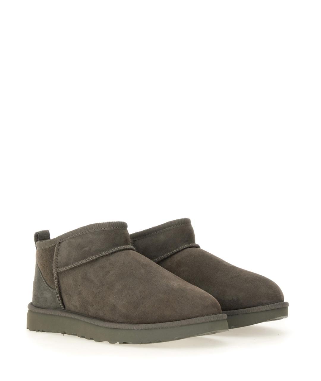 UGG AUSTRALIA Серые замшевые ботинки, фото 3
