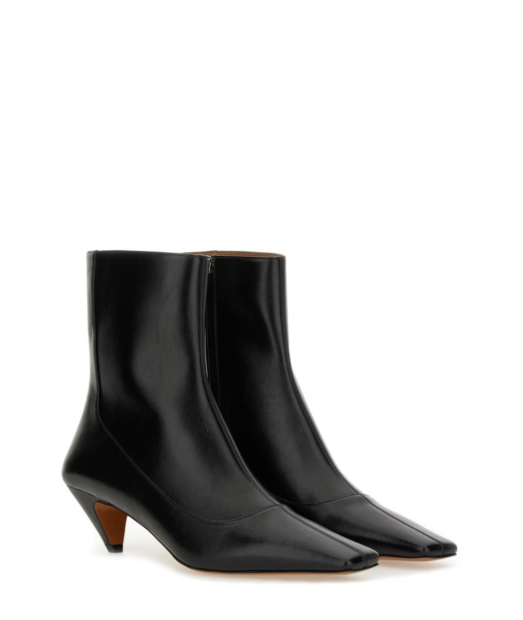 STELLA MCCARTNEY Черные ботильоны из искусственной кожи, фото 2