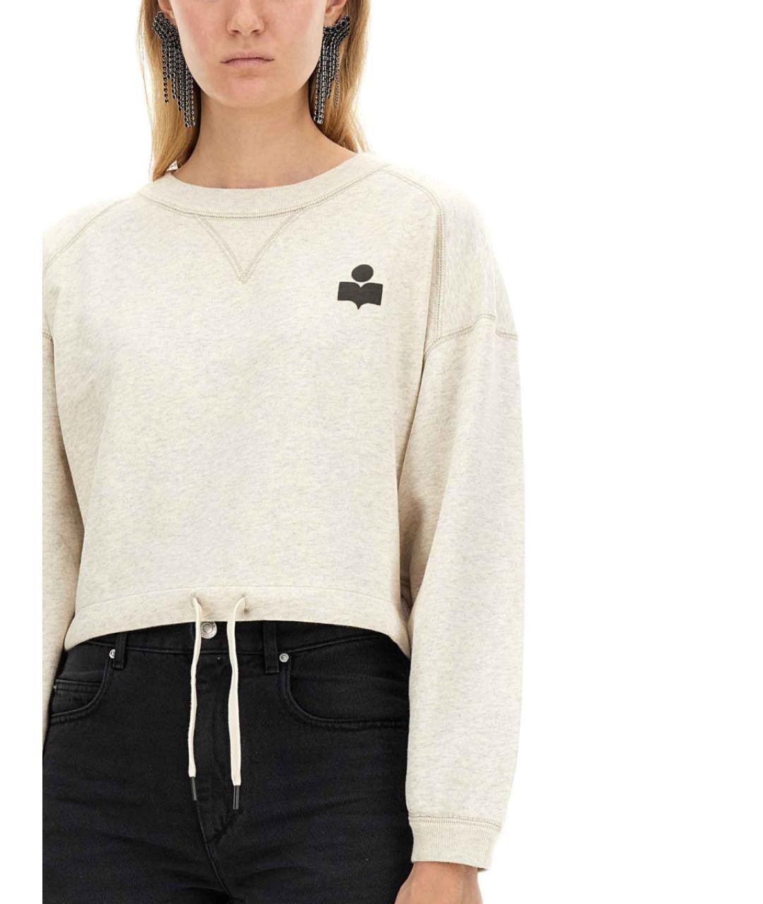 ISABEL MARANT ETOILE Бежевый хлопковый джемпер / свитер, фото 5