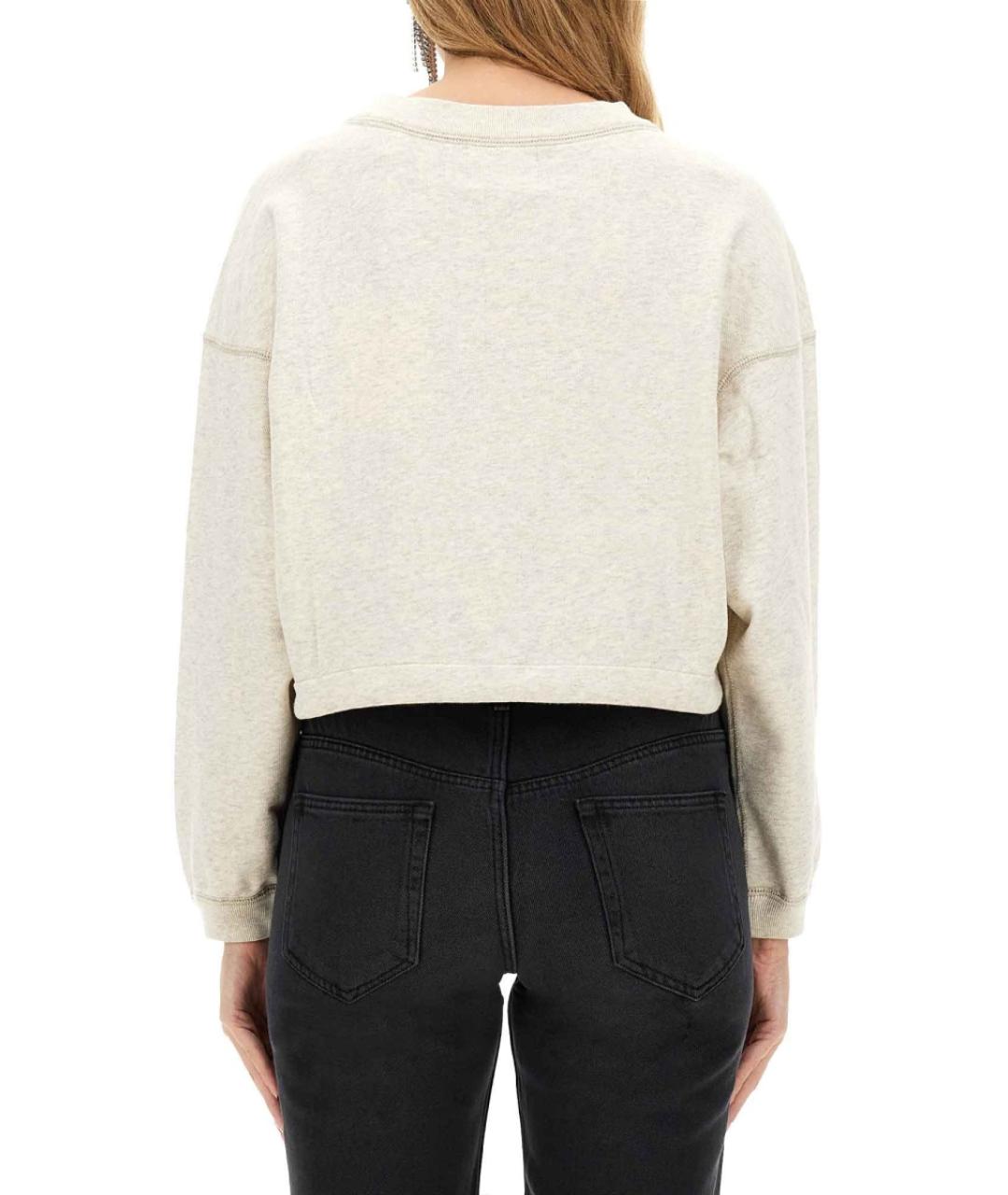 ISABEL MARANT ETOILE Бежевый хлопковый джемпер / свитер, фото 4