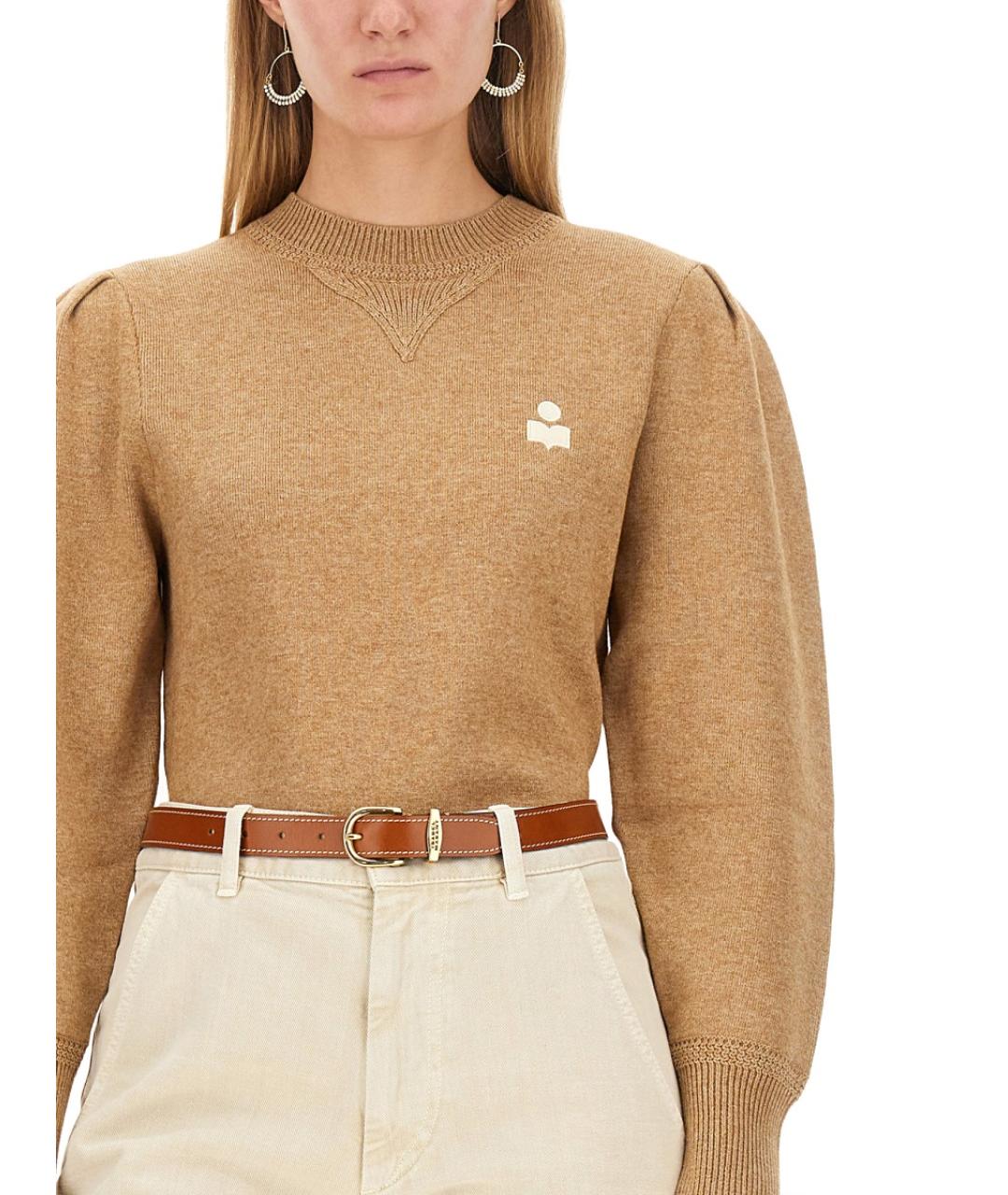 ISABEL MARANT ETOILE Бежевый хлопковый джемпер / свитер, фото 6