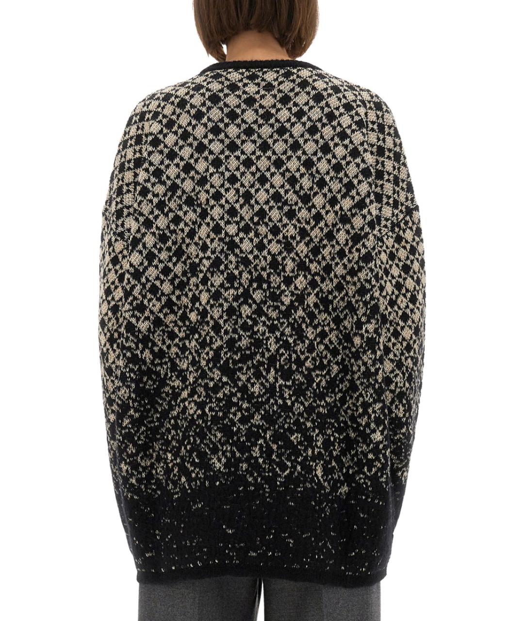 MM6 MAISON MARGIELA Черный шерстяной джемпер / свитер, фото 4