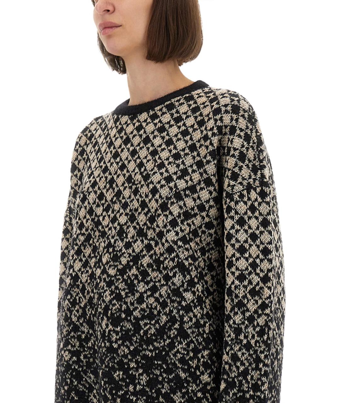 MM6 MAISON MARGIELA Черный шерстяной джемпер / свитер, фото 5