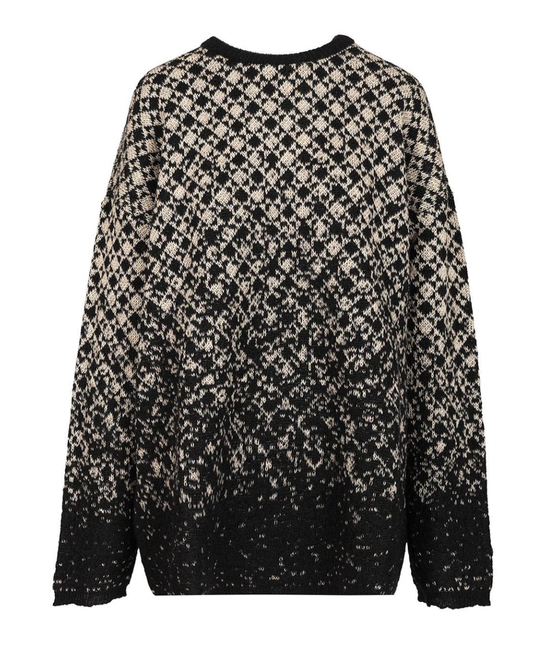 MM6 MAISON MARGIELA Черный шерстяной джемпер / свитер, фото 1