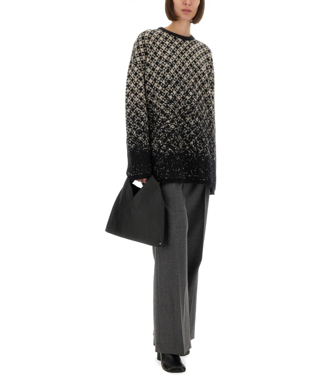 MM6 MAISON MARGIELA Черный шерстяной джемпер / свитер, фото 3