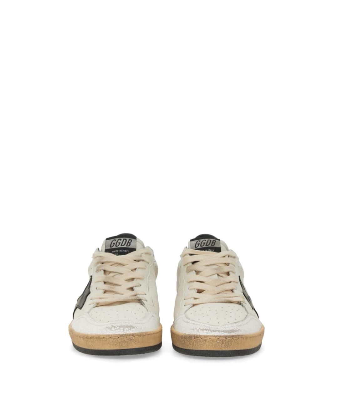 GOLDEN GOOSE DELUXE BRAND Белые кожаные кеды, фото 6