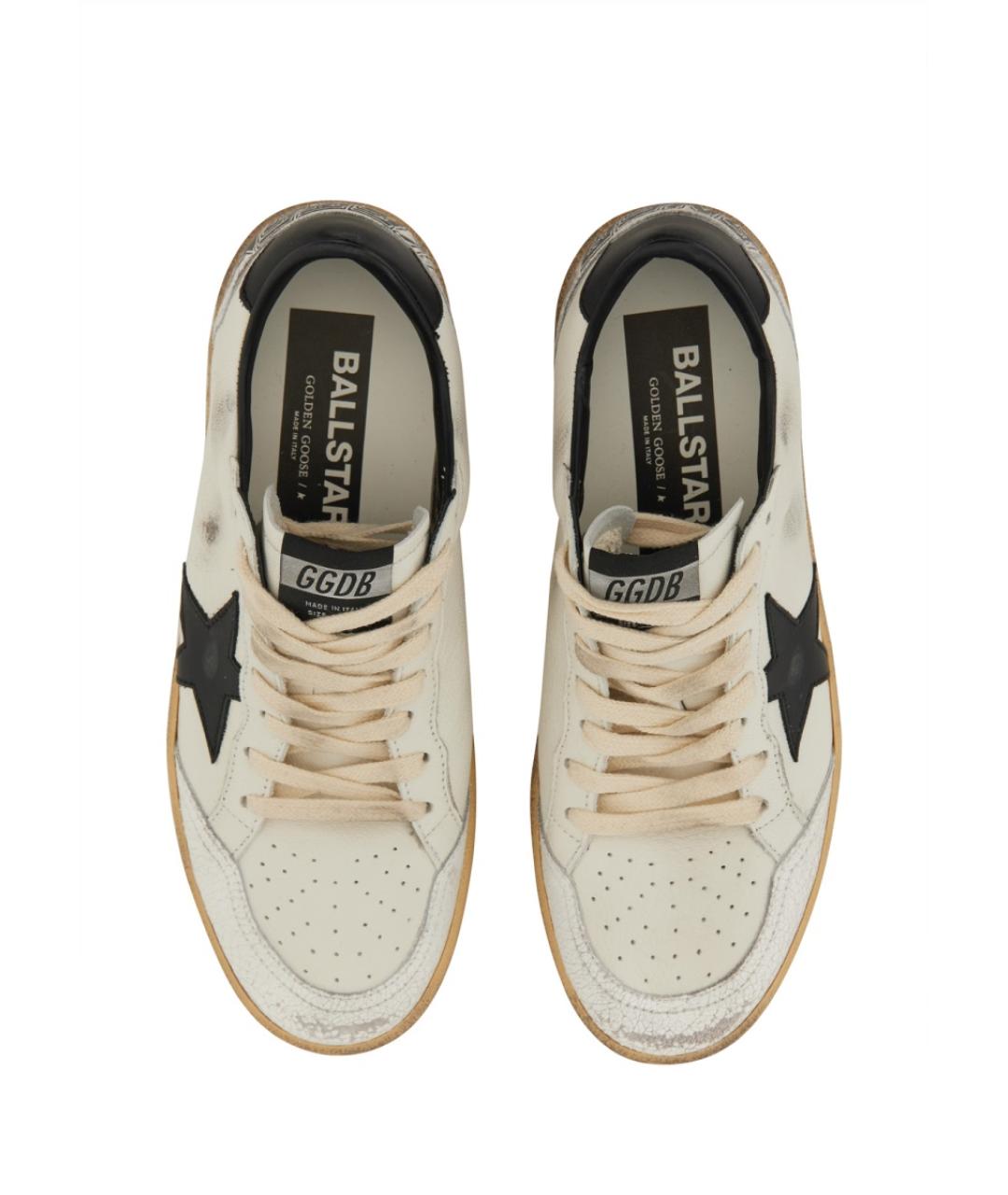 GOLDEN GOOSE DELUXE BRAND Белые кожаные кеды, фото 8