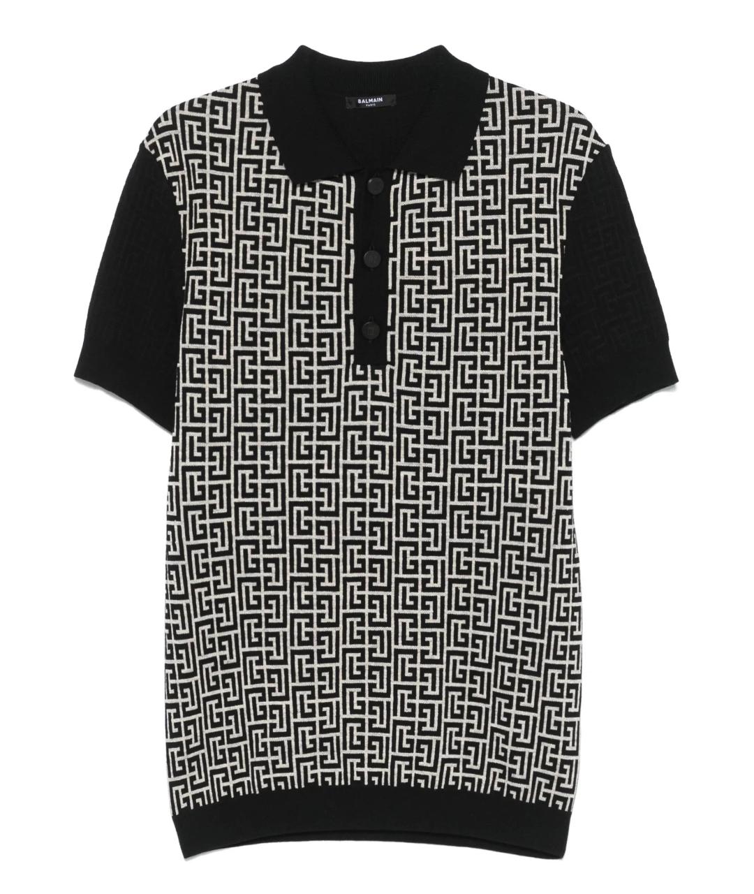 BALMAIN Мульти хлопковое поло с коротким рукавом, фото 1