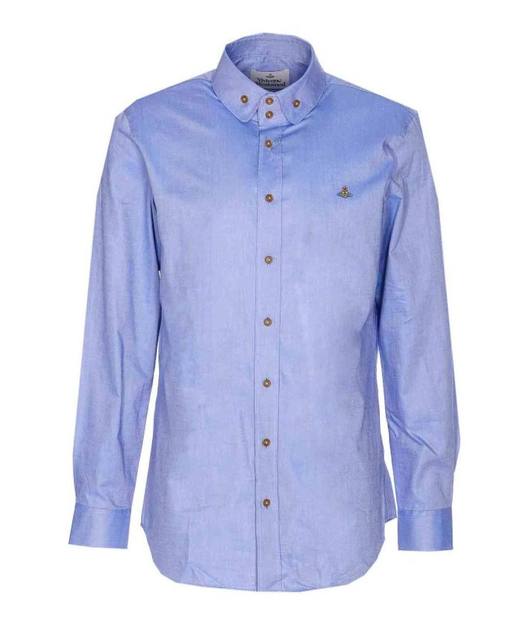 VIVIENNE WESTWOOD Голубая хлопковая кэжуал рубашка, фото 1