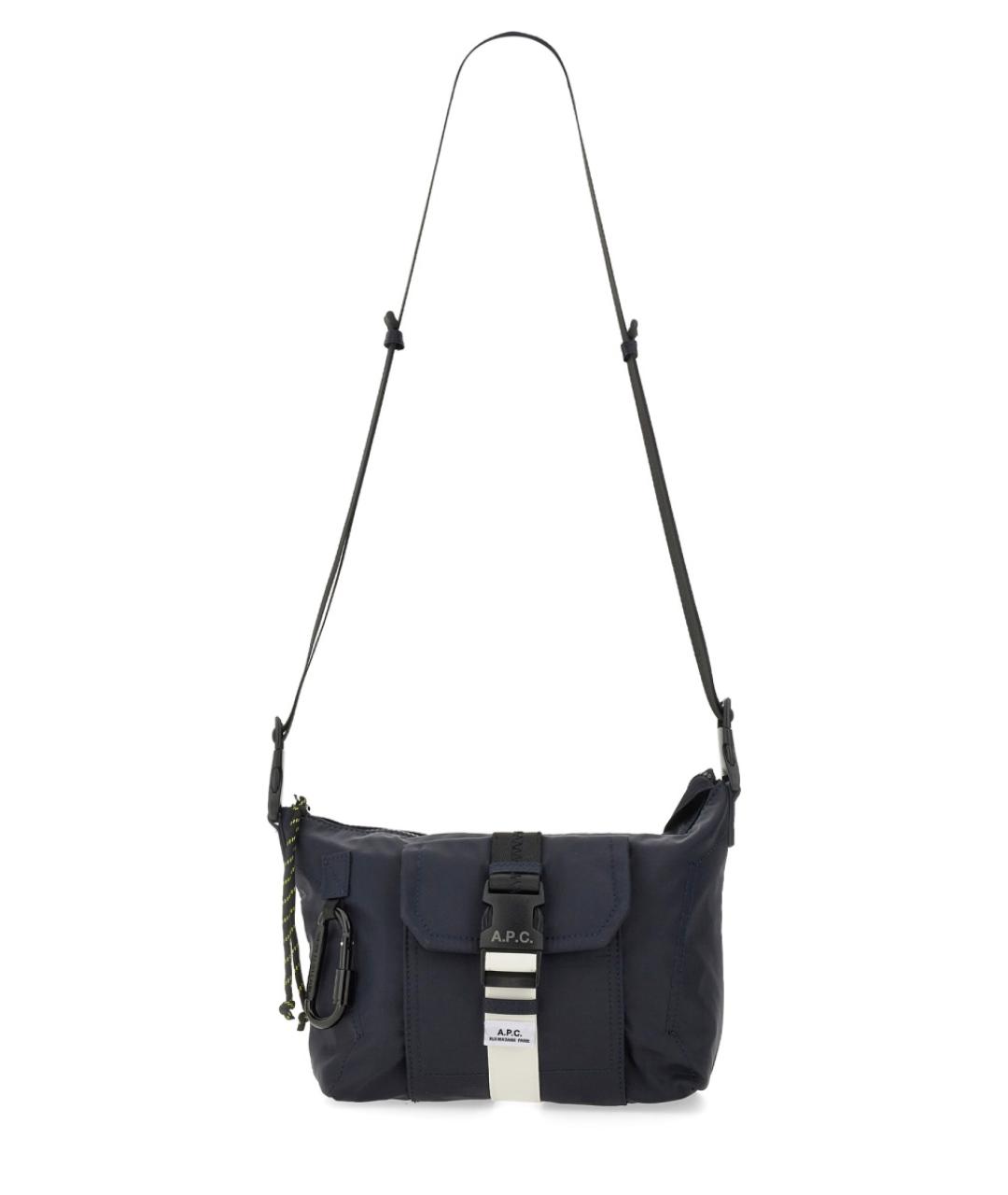 A.P.C. Темно-синяя сумка на плечо, фото 1