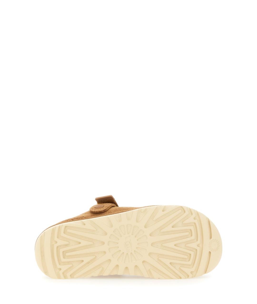 UGG AUSTRALIA Коричневые замшевые мюли, фото 3